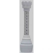 Cannuccia rompigetto cromata per rubinetti tubo biflex cm 14h doccia/schiuma