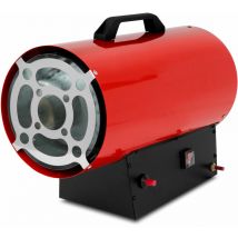 Canon a Air Chaud Générateur dAir Chaud Chauffage dAtelier Gaz 30kW (Tuyau & Détendeur Inclus, Allumage & Ventilateur Electrique 230V, Protection