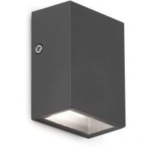 Faro – CANON Außenwandleuchte – Aluminiumdruckguss, Glas – Dunkelgrau – IP44 – 4 W – 130 lm – 3000 K
