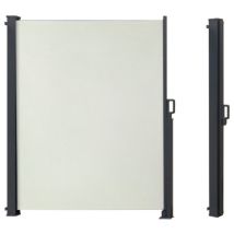 Canopée - Paravent Extérieur Rétractable Brise Vue Enroulant Beige H1.6xl3m