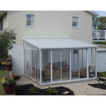 Chalet&jardin - Canopia San Remo Pérgola Cerrada De Aluminio 4X4.4 m Blanco