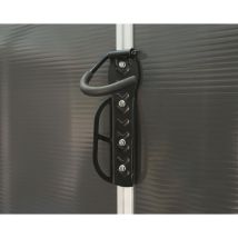 Palram – Crochet pour vélo en acier peint – Rangement vertical pour 1 vélo – Dimensions 86 x 6,5 cm – Charge max 25 kg