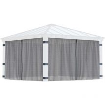 Canopia By Palram - Moustiquaires pour tonnelle de jardin Dallas Pour tonnelle 4.3 x 4.3 m