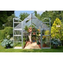Palram-canopia - Canopia Serre de jardin Balance 8 ft Argent