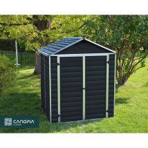 Palram-canopia - Canopia Skylight Casetta Da Giardino in Policarbonato 154X185X217 cm Grigio Scuro