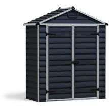 Palram-canopia - Canopia Skylight Casetta Da Giardino in Policarbonato 90X185X217 cm Grigio Scuro