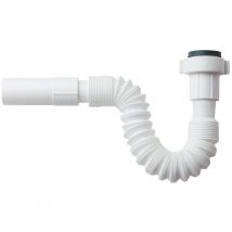 RR - Canotto flessibile estensibile bianco 1x1/4 x diam. mm 32/40