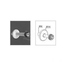 Canotto e Rosone e morsetto Diam. 40mm Bianco 204006 - Kariba