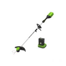 Canteadora sin escobillas 40cm 60V Greenworks Batería 2,0Ah - Cargador - GD60LTK2