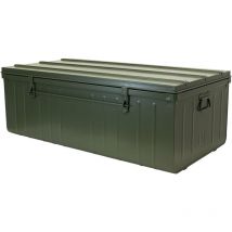Cantine de rangement en acier Premium 110 cm kaki 225 l