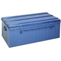 Cantine Métal 900x370x500 – Acier Xc 5/10e – Charge Max 90kg – Capacité 130l – Protection Laque Glycérophtalique Bleue – Snor