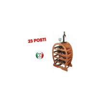 FV - Cantinetta in legno botte 23 posti cm 49x26,5x76h cantinette portabottiglie