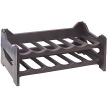 Cantinetta Portabottiglie In Plastica Modulare 12 Bottiglie Marrone