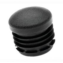 Fortaps - cantonera redonda 25mm interior negra 16-25 , Cantonera de plástico para protección de mueblesRedonda de 25mmPara interiorColor negro.