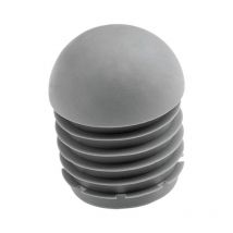 Cantonera semiesfera gris 36-25 , Cantonera semiesférica antideslizante gomaColor grisTamaño 25mm. - Fortaps