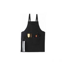 Canvas apron Cross back apron Adjustable straps Metal rings and large pockets