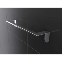 Capannoli - Toallero de acero pulido con fijación por tornillos longitud 55 cm Easy YE155 55V tornillos de fijación - L.55 - Acero brillante