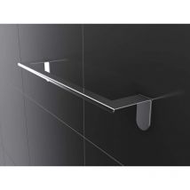 Toallero de acero pulido con fijación adhesiva, longitud 30 cm Capannoli Easy YE130 55A adhesivos de sujeción - L.30 - Acero brillante