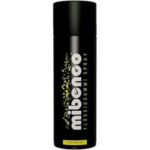 Mibenco MIB71421026 Spray liquide pour caoutchouc, 400 ml, jaune/néon mat