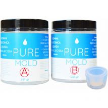 Resin Pro - caoutchouc silicone liquide translucide et rapide - 500 gr