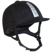 Winner - Cap in microfibra scamosciata con piastrina centrale ventilata e fori di aerazione: 57 cm, Blu