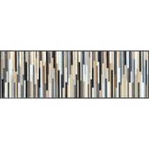 Tappeto Mikado Stripes nature 60x180, Natura - Wash+dry