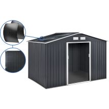 Habitat Et Jardin - Capanno da giardino in metallo - 'Vegas' - 7,06 m² con pannelli solari