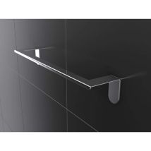 Portasciugamani in acciaio lucido fissaggio adesivo lunghezza 30 cm Capannoli Easy YE130 55A fissaggio adesivo - L.30 - Acciaio Lucido