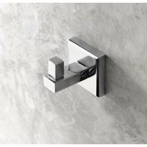 Cintre simple en aluminium et zamak Capannoli Nook NK109 Chromé