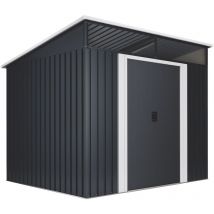 Hoggar - Casetta da giardino in metalloo 0,30 piatto Advanced 4,6 m2 - 10 anni di garanzia