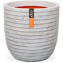 Fioriera Nature Row Rotonda 35x34 cm Avorio KRWI932 Capi