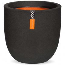 Fioriera Urban Smooth Rotonda 35x34 cm Nera KBL932 Capi