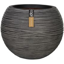 Pot à fleurs Nature Rib rond 62x48 cm anthracite KOFZ271 Capi