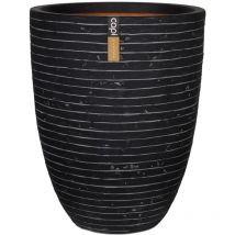 Pot à fleurs Nature Row élégant bas 36x47 cm anthracite KRWZ782 Capi