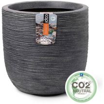 Pot à fleurs Waste Rib 43x41 cm Gris Capi