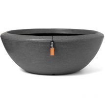 Vaso per Piante Arc Granite Basso 61x25 cm Antracite Capi Antracite