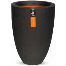 Vaso Urban Smooth Elegante Basso 36x47 cm Nero KBL782 Capi