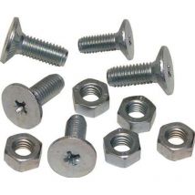 Muldenschrauben verzinkter Stahl L40xBxH20mm f.