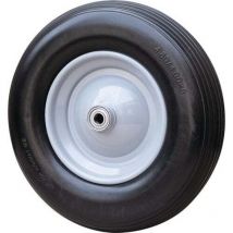 Polymeres Rad D.400mm Radbreite 100mm vollgeschäumt,inkl.Achse Capito