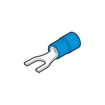 Capocorda Forcella 2,5 mm Preisolato Blu Foro 3,5