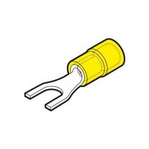 Capicorda Giallo a Forcelle Vite 4mm (100Pz)