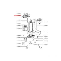 Capot + bouton + couvercle pour pieces preparation des...