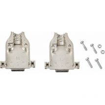 Capot sub-d 15 pôles Te Connectivity 5745172-1 métal 180 ° argent 1 pc(s)