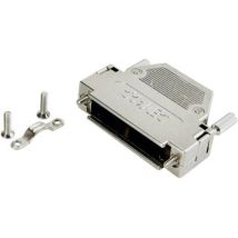 Capot Sub-d 25 Pôles Conec 165x10929xe Plastique, Métallisé 180 ° Argent 1 Pc(s)