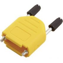 Capot sub-d 25 pôles Mh Connectors 6353-0105-03 matière plastique 180 ° jaune 1 pc(s) D14850
