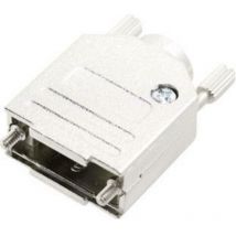 Capot SUB-D 25 pôles MH Connectors 6560-0105-03 métal 180 ° argent 1 pc(s) D16905