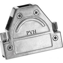 Provertha - Capot sub-d 37 pôles 1737DC25001 métal 180 ° argent 1 pc(s)