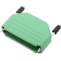 Encitech - Capot sub-d 50 pôles DPPK50-G-K 6353-0106-05 matière plastique 180 ° jaune 1 pc(s)