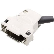 Capot sub-d 9 pôles Encitech 7960-0206-11M métal 45 ° argent 1 pc(s)