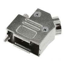 Capot sub-d 9 pôles Encitech D45ZK-09-K 6560-0106-11 tout en métal 45 ° argent 1 pc(s) X955051